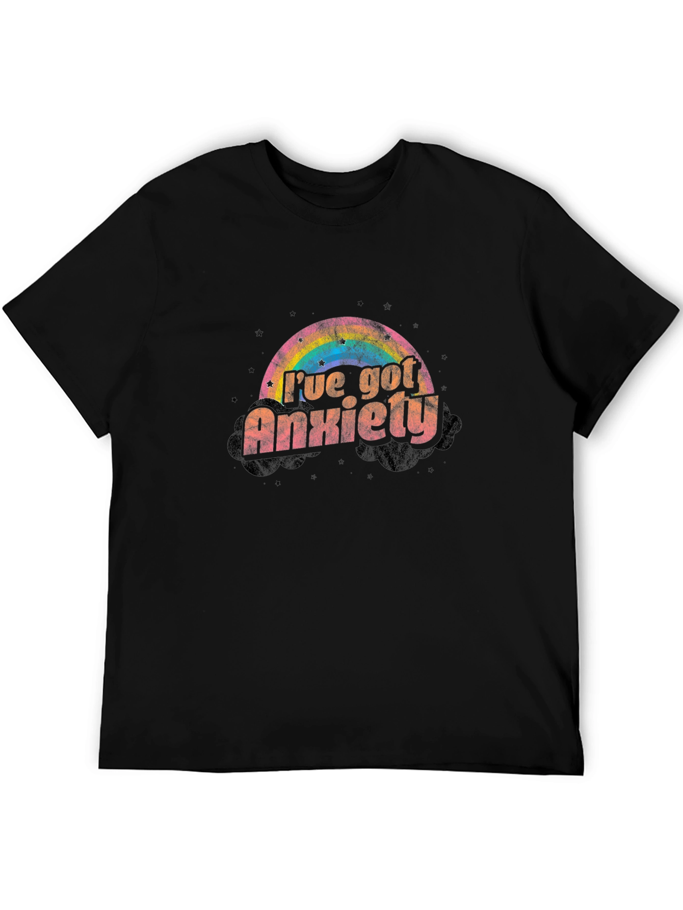 Anxiety Rainbow T-Shirt - Stylish & Comfortable