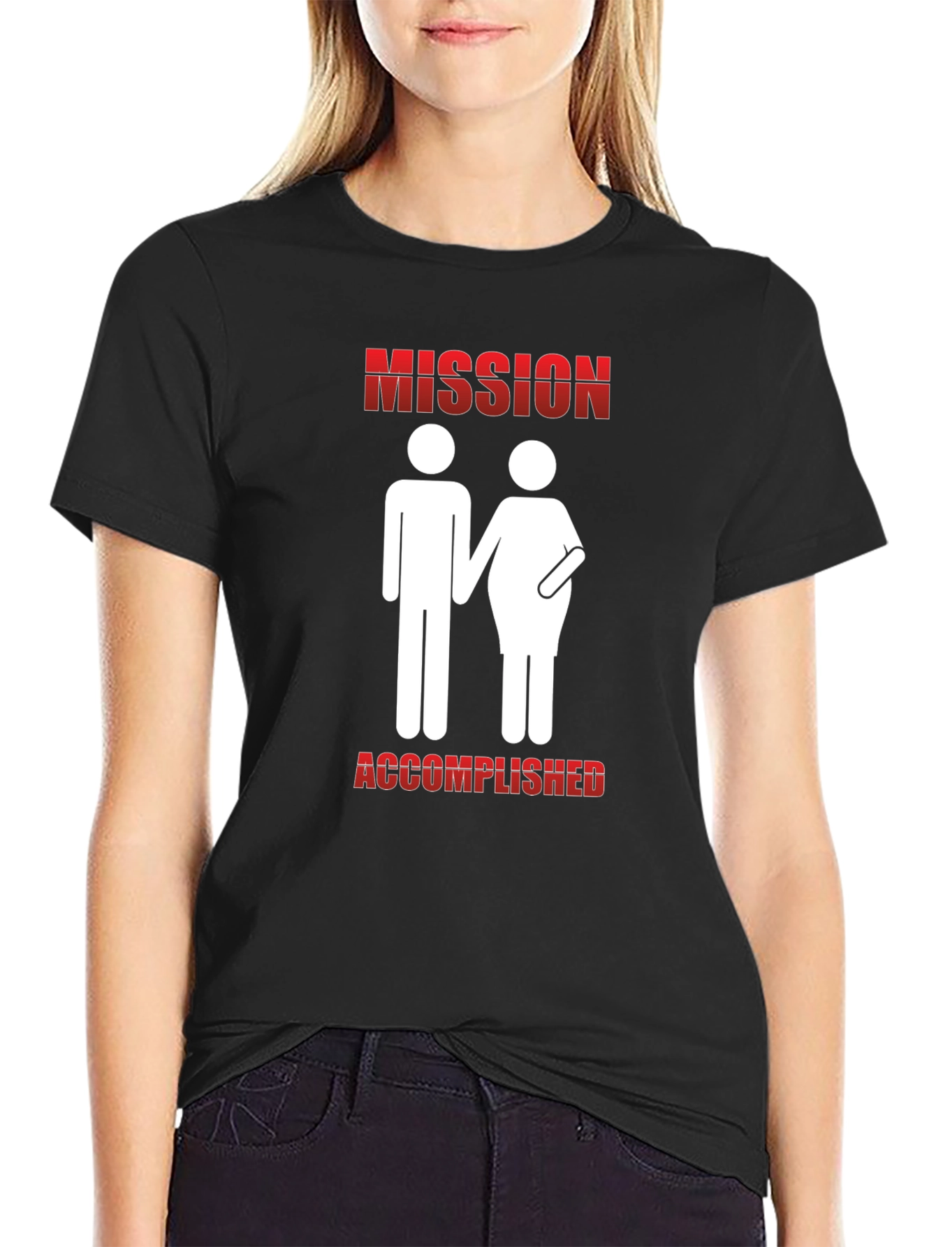 Mission Accomplished Pregnancy T-Shirt