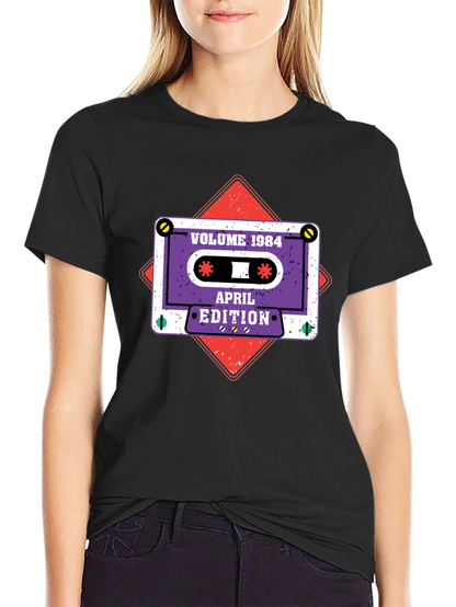 Volume 1984 April Edition Cassette T-Shirt