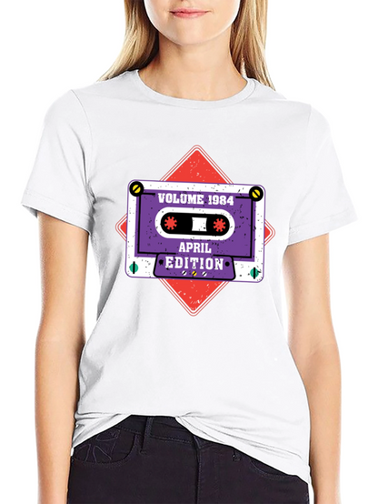 Volume 1984 April Edition Cassette T-Shirt