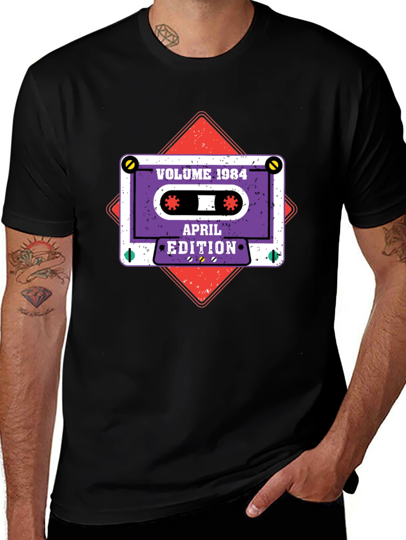 Volume 1984 April Edition Cassette T-Shirt