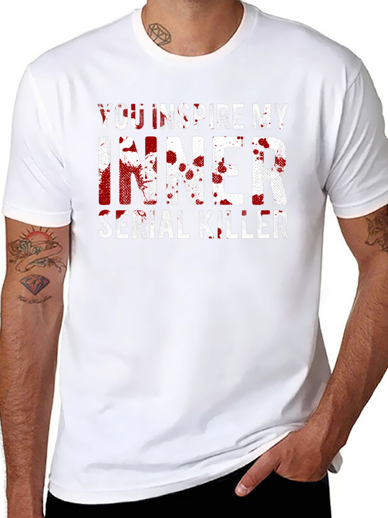 You Inspire My Inner Serial Killer Black T-Shirt