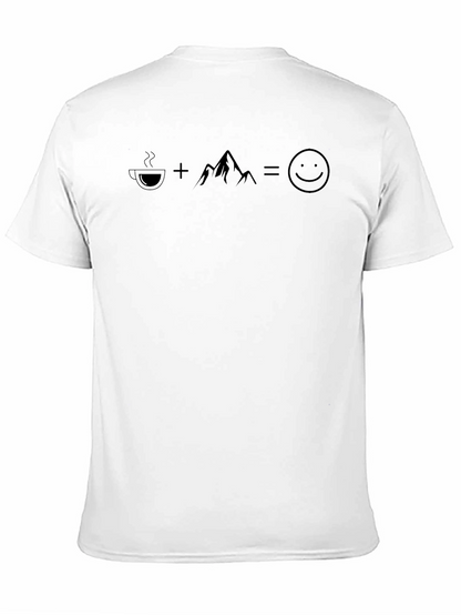 Coffee + Mountains = Happy T-Shirt