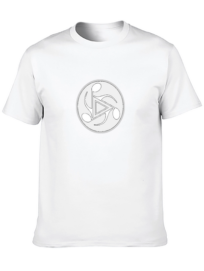 Musical Note Triangle Black T-Shirt