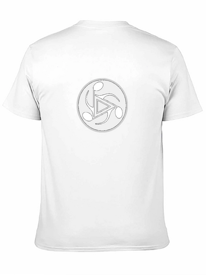 Musical Note Triangle Black T-Shirt