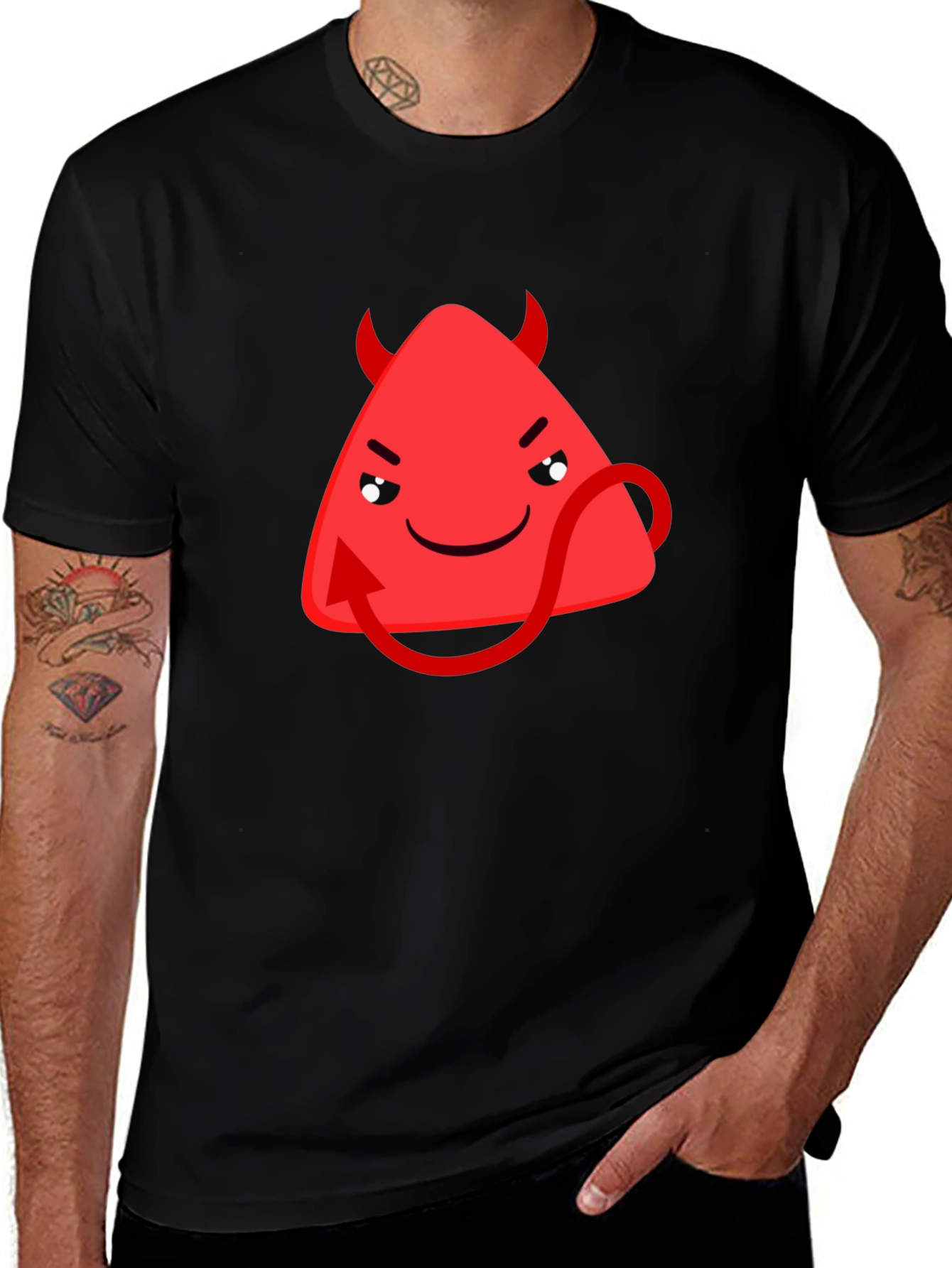 Devil Triangle Black T-Shirt - Mischief Managed!
