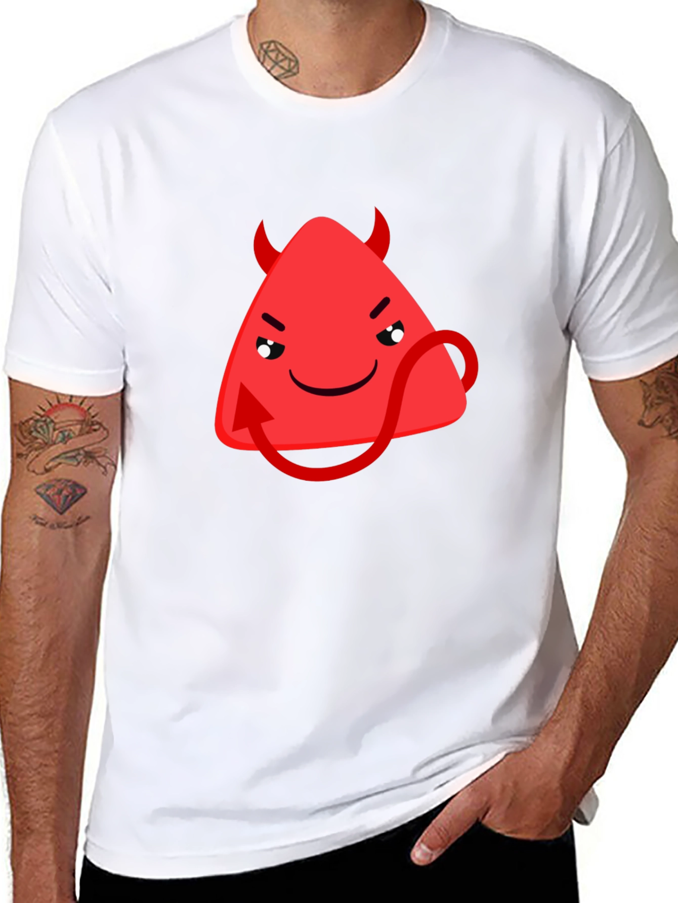 Devil Triangle Black T-Shirt - Mischief Managed!