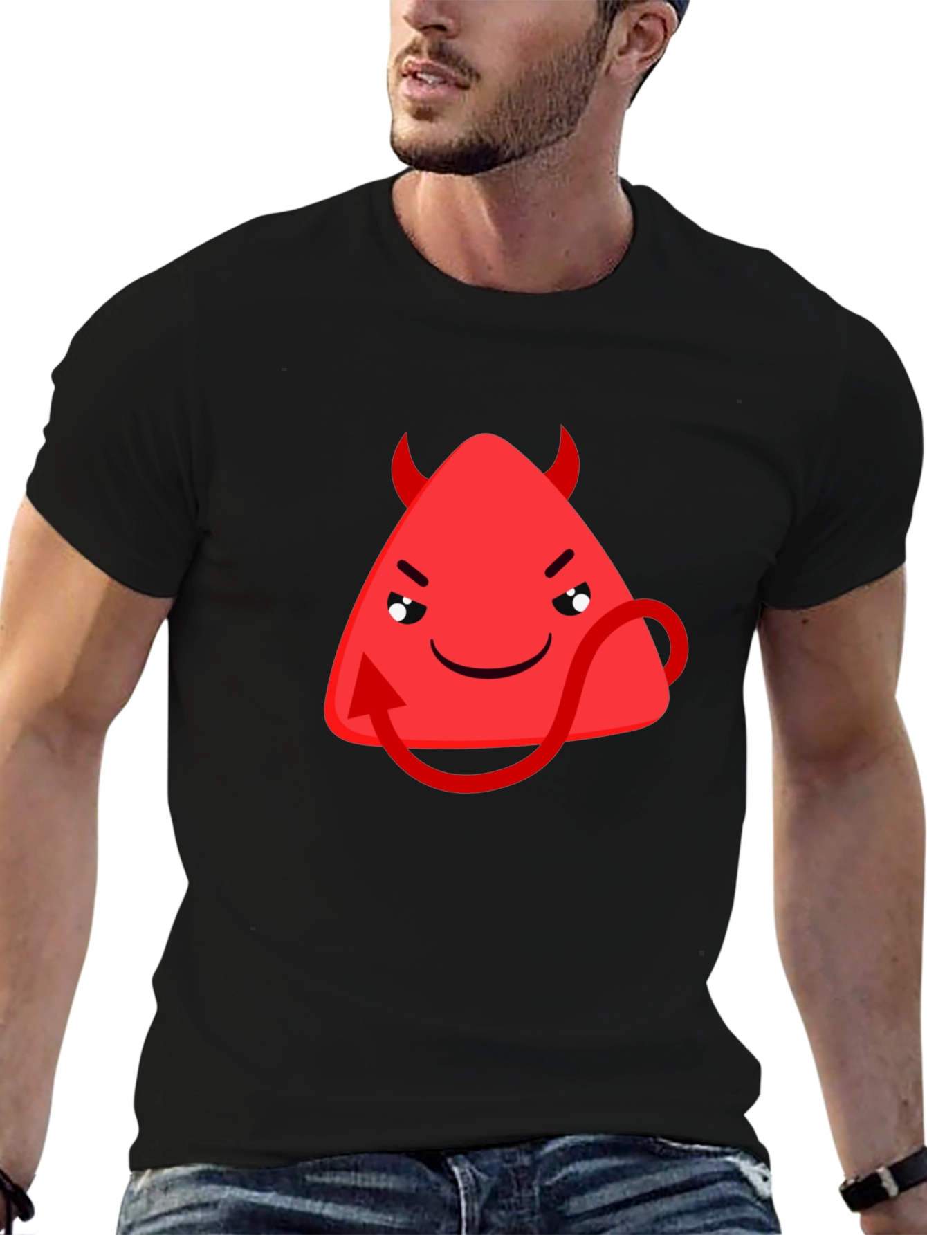 Devil Triangle Black T-Shirt - Mischief Managed!