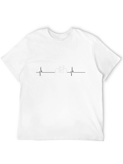 Heartbeat Bicycle Graphic Tee