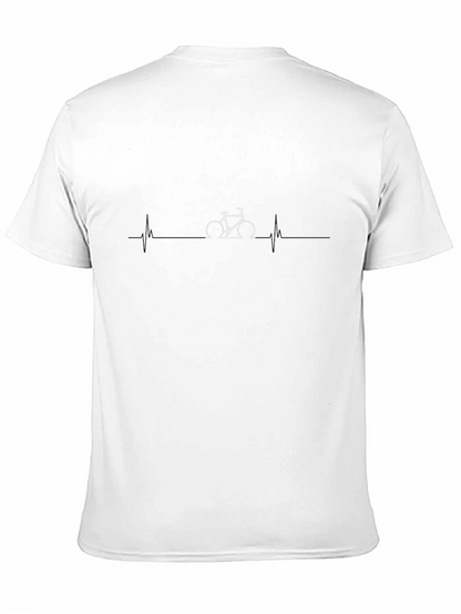 Heartbeat Bicycle Graphic Tee