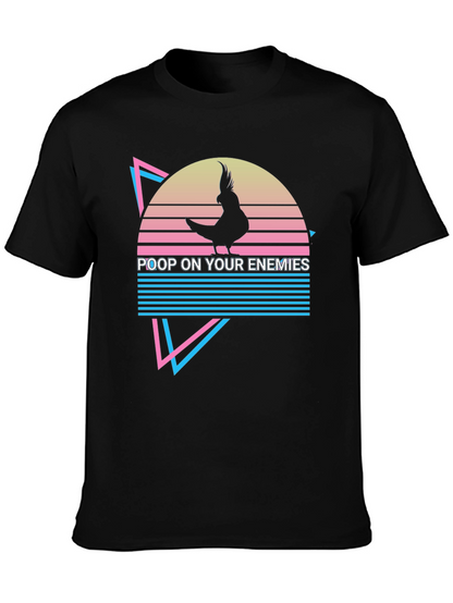 Poop On Your Enemies Cockatiel T-Shirt