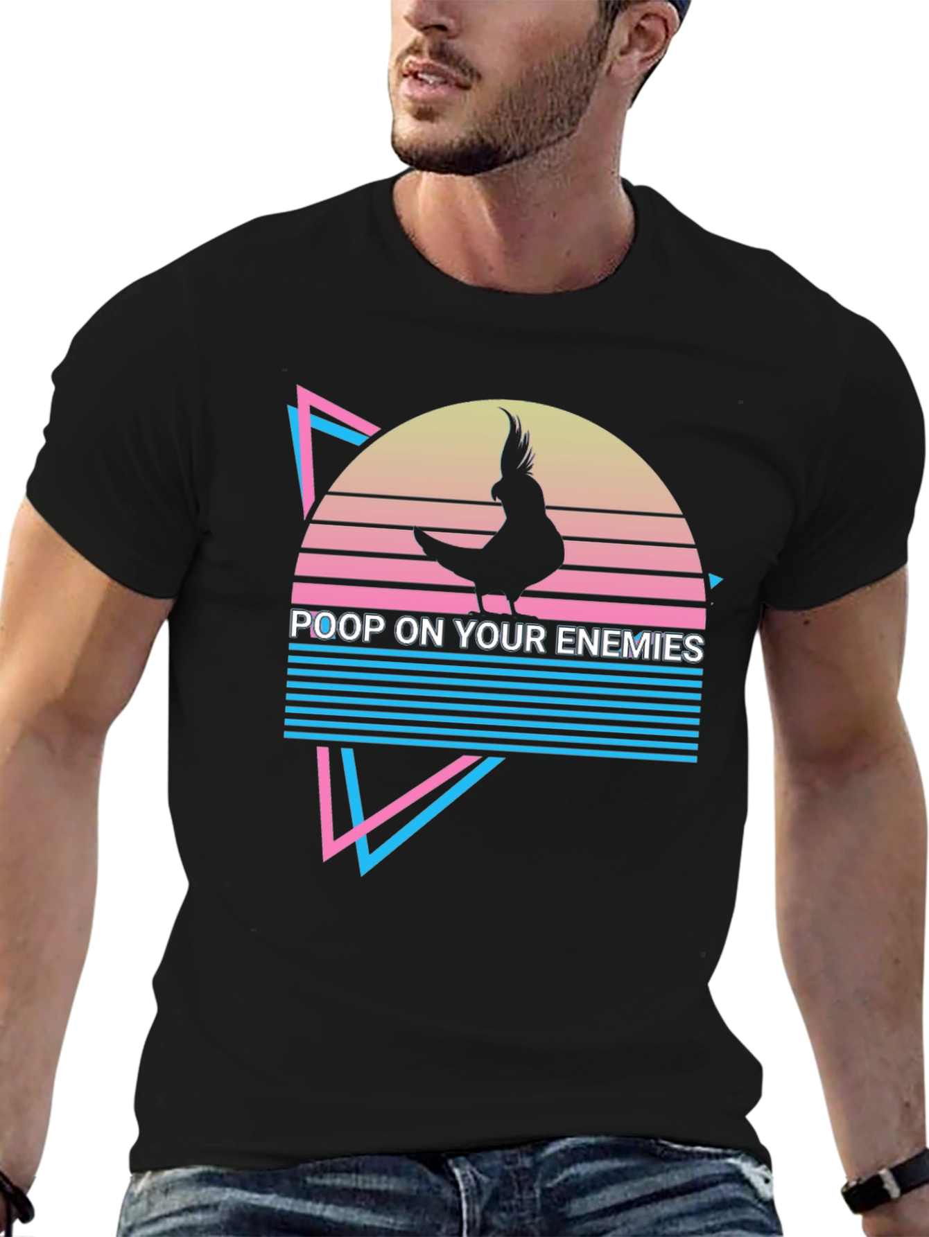 Poop On Your Enemies Cockatiel T-Shirt