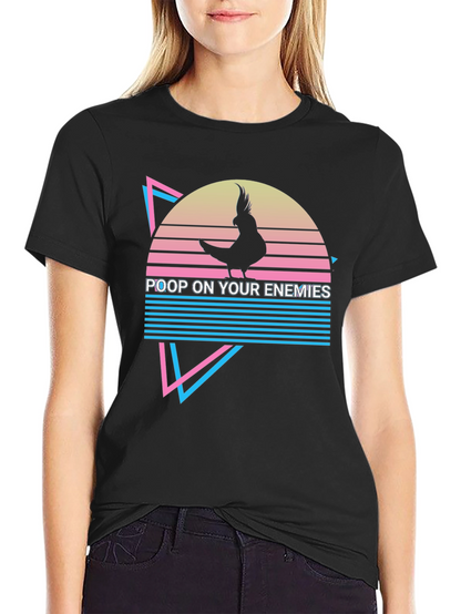 Poop On Your Enemies Cockatiel T-Shirt