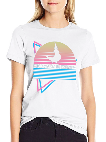 Poop On Your Enemies Cockatiel T-Shirt
