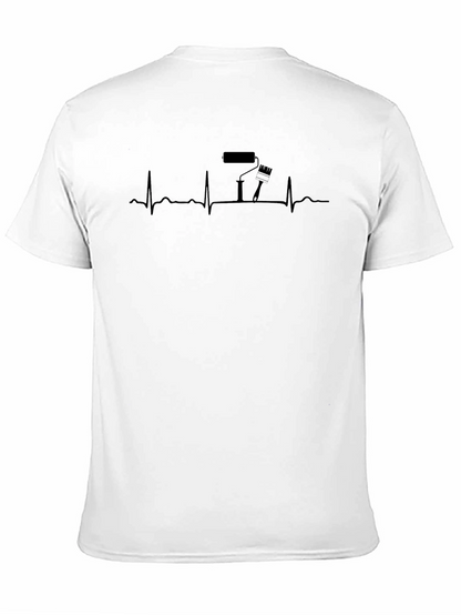 Painter Heartbeat T-Shirt - Artistic Design Comfortable Fit