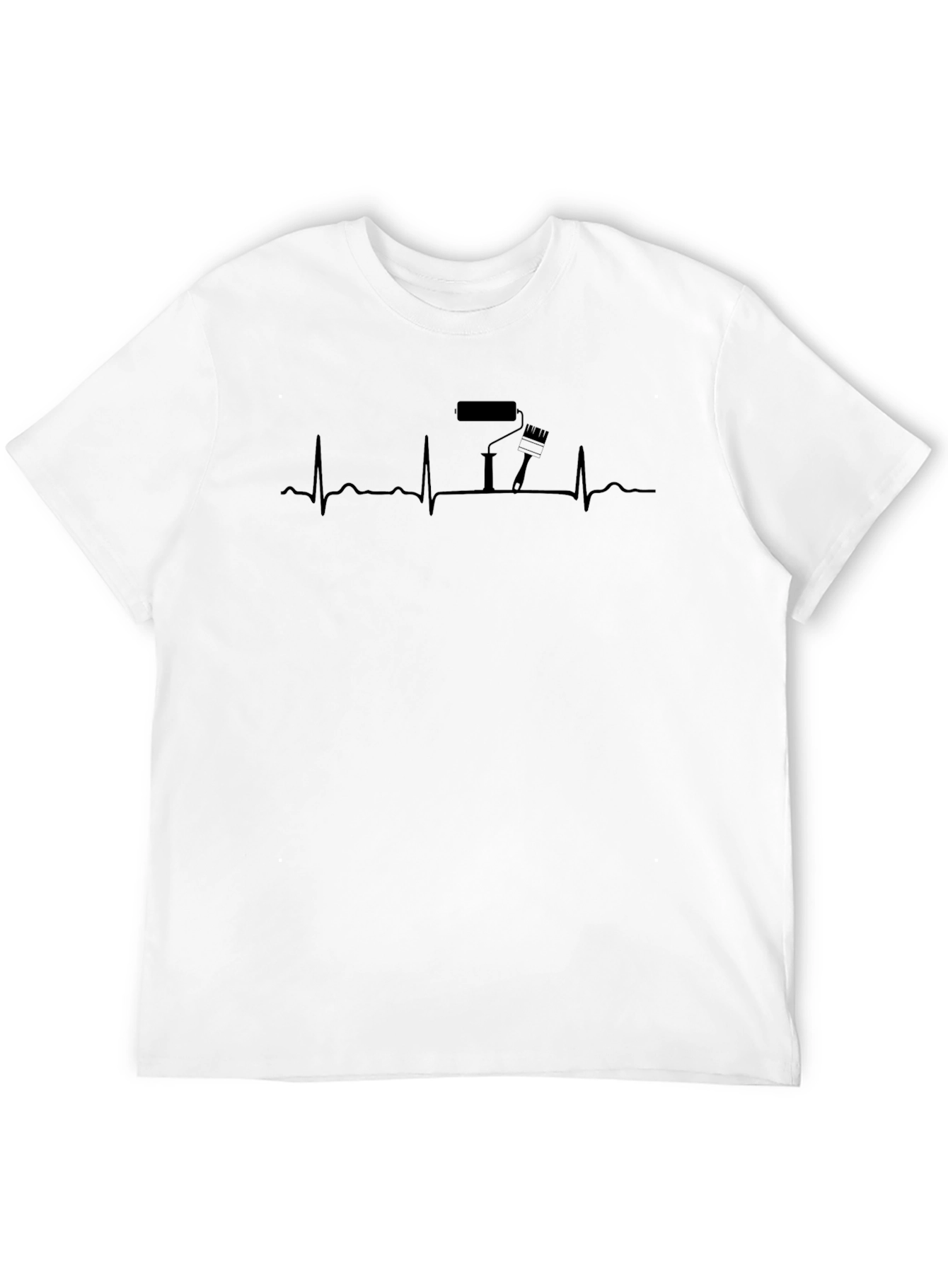 Painter Heartbeat T-Shirt - Artistic Design Comfortable Fit