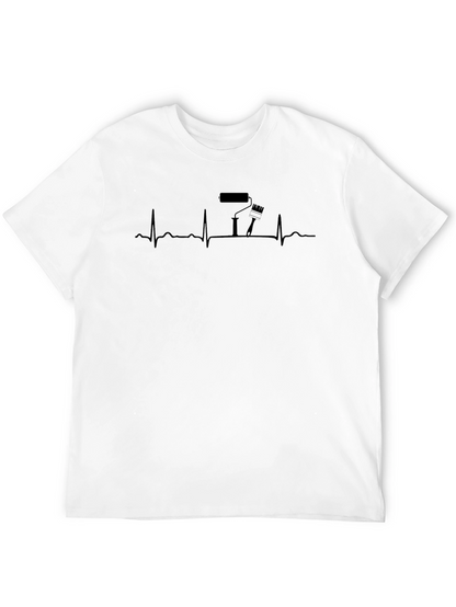 Painter Heartbeat T-Shirt - Artistic Design Comfortable Fit
