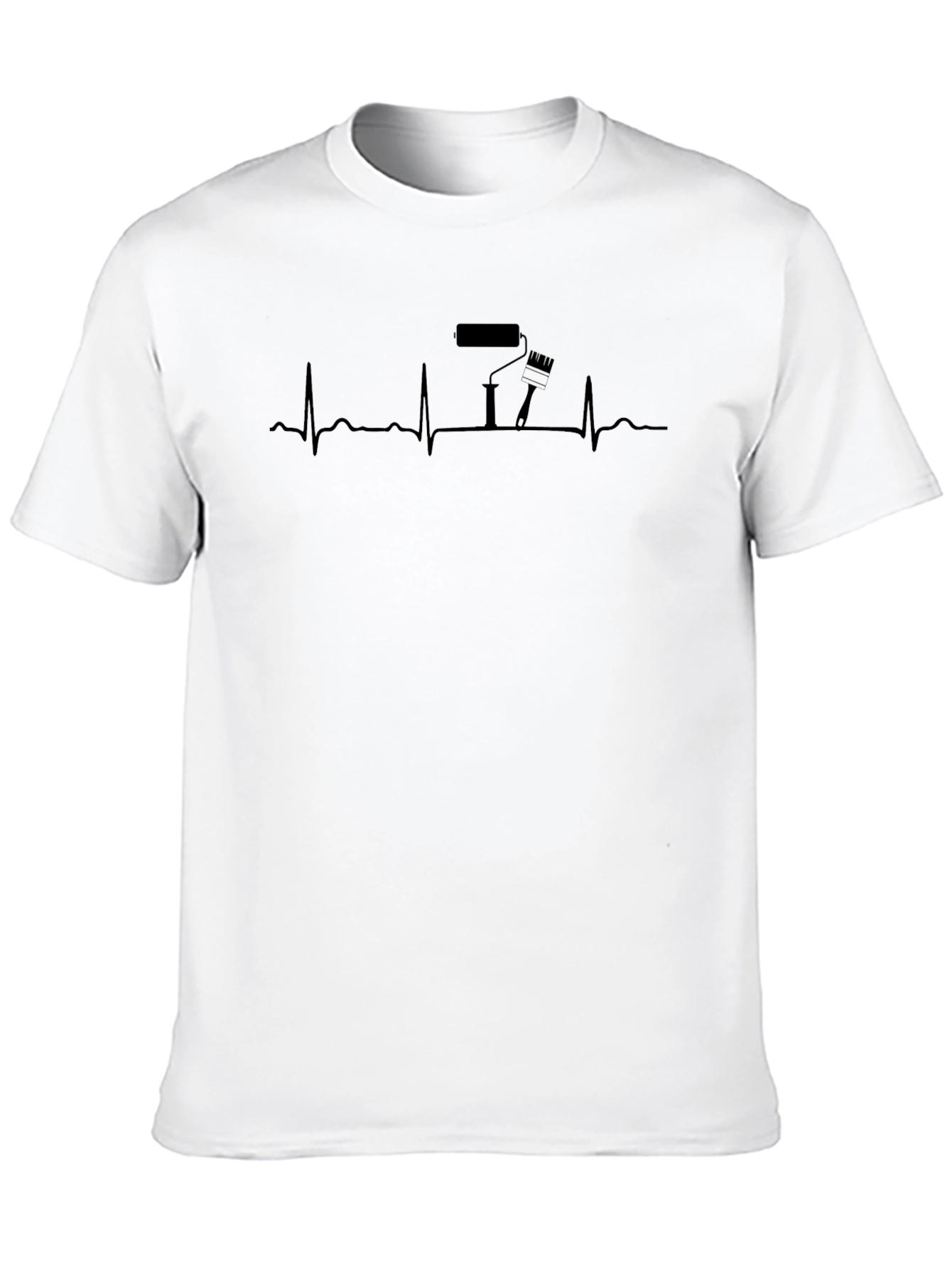 Painter Heartbeat T-Shirt - Artistic Design Comfortable Fit
