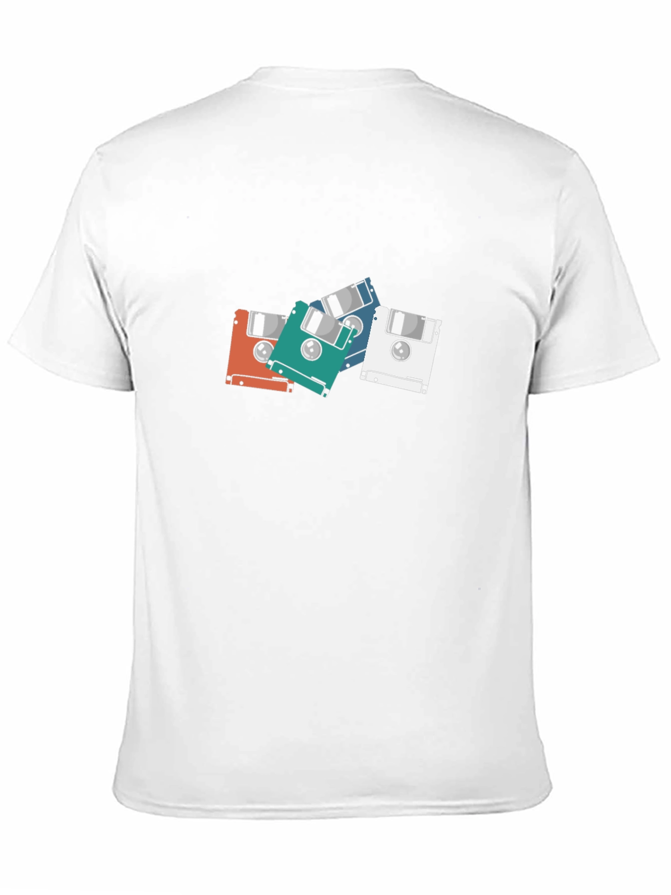 Retro Floppy Disk Graphic T-Shirt