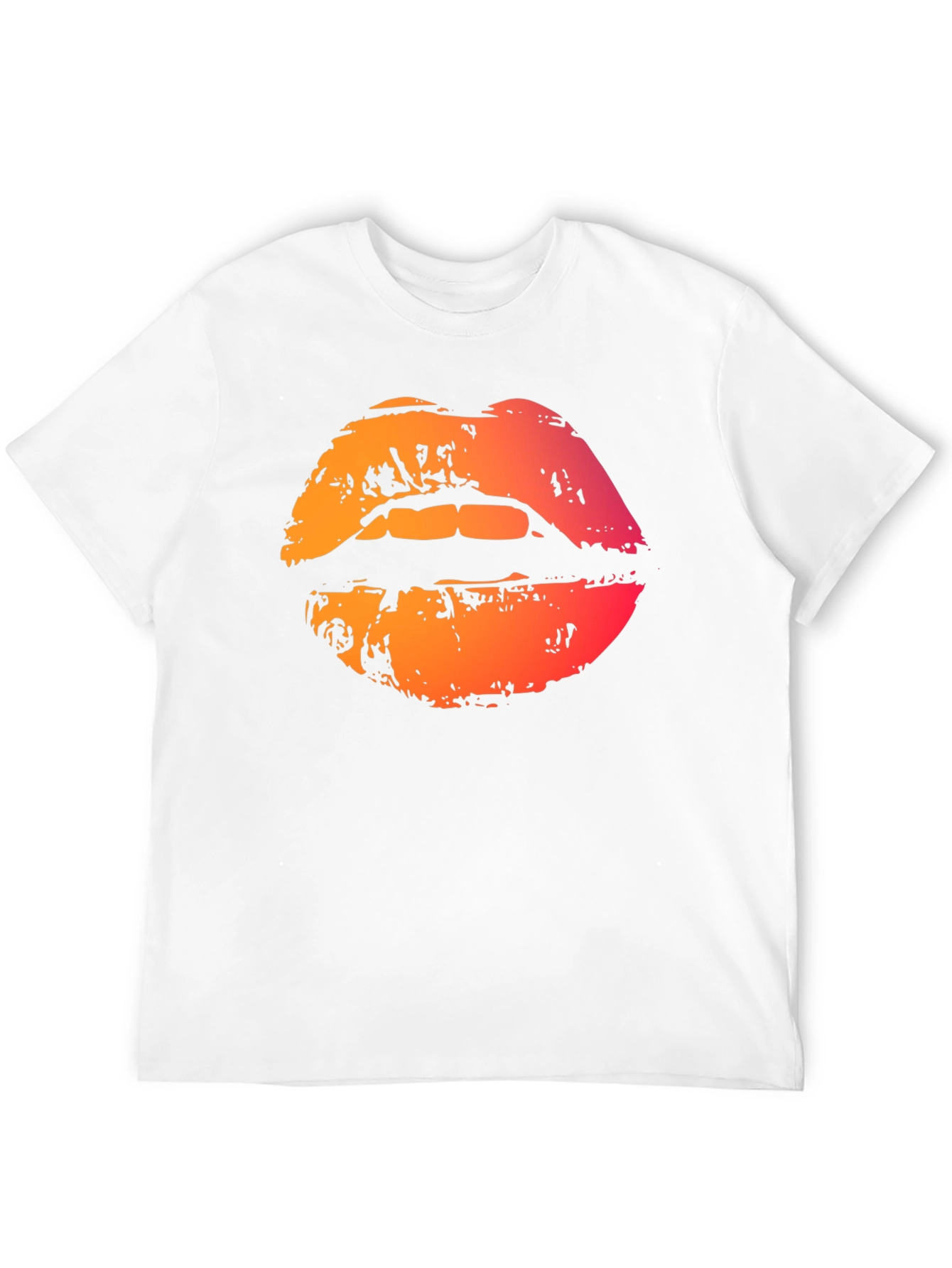 Lips Graphic Black T-Shirt - Bold Statement Tee