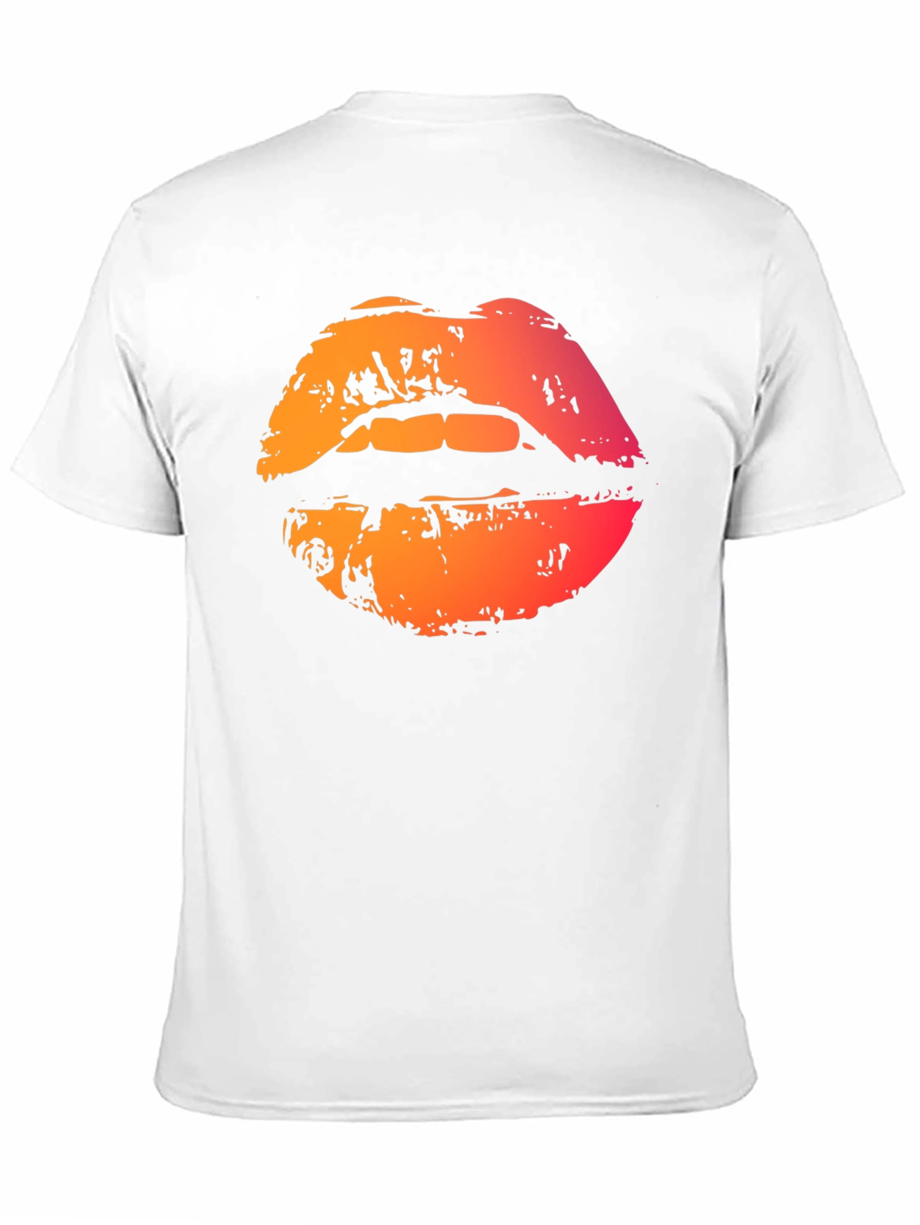 Lips Graphic Black T-Shirt - Bold Statement Tee