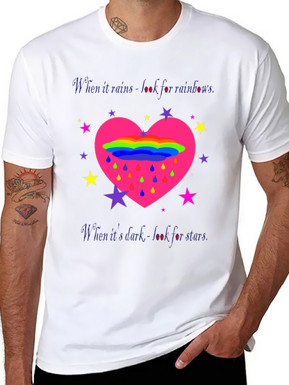 Rainbows & Stars Graphic T-Shirt