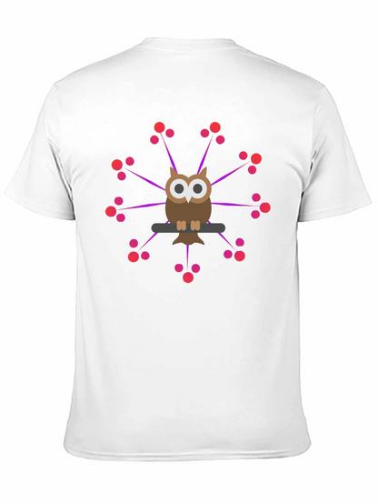 Owl Perched T-Shirt - Unique Graphic Tee