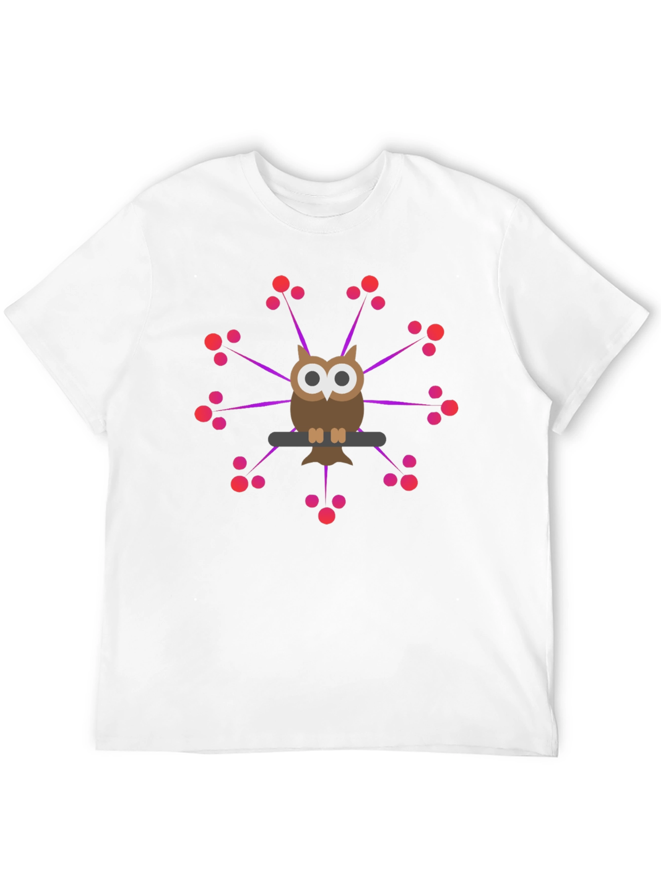 Owl Perched T-Shirt - Unique Graphic Tee