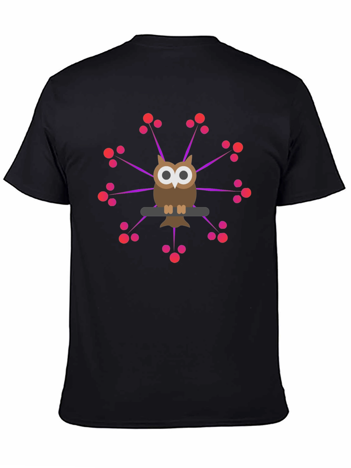 Owl Perched T-Shirt - Unique Graphic Tee