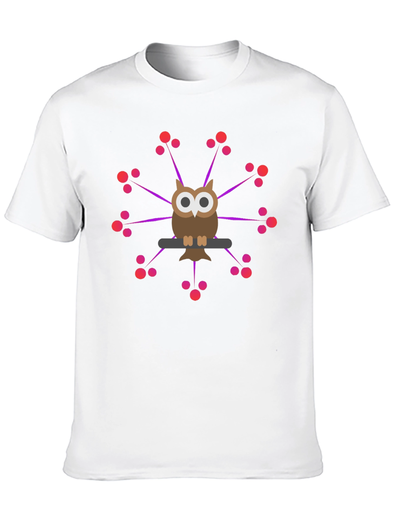 Owl Perched T-Shirt - Unique Graphic Tee