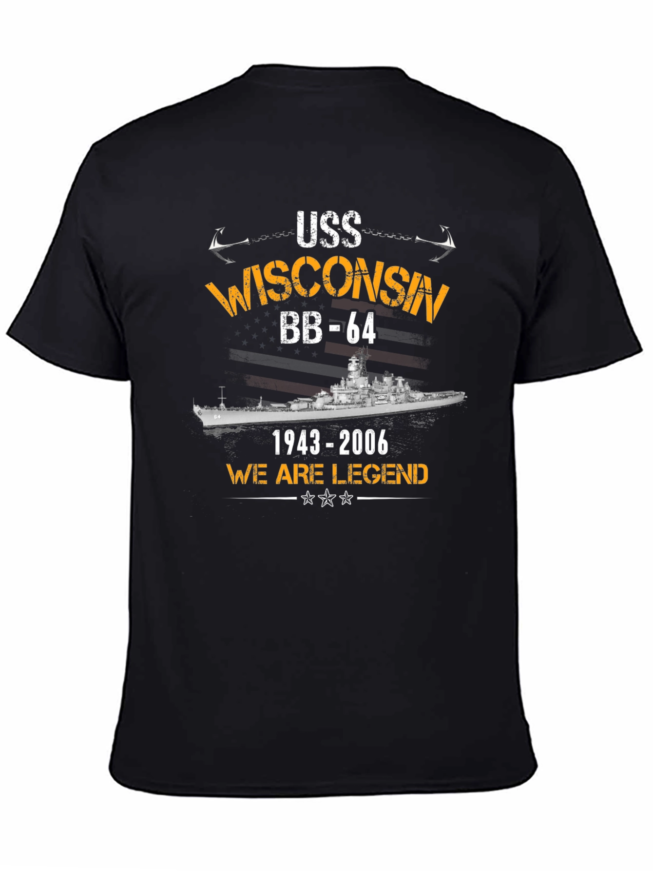 USS Wisconsin BB-64 T-Shirt