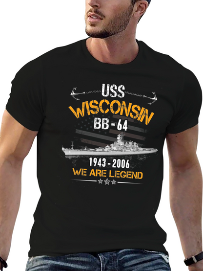 USS Wisconsin BB-64 T-Shirt