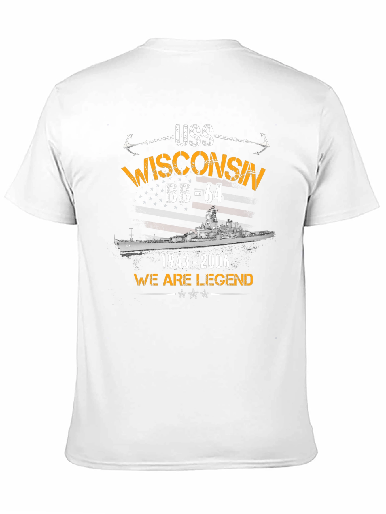 USS Wisconsin BB-64 T-Shirt