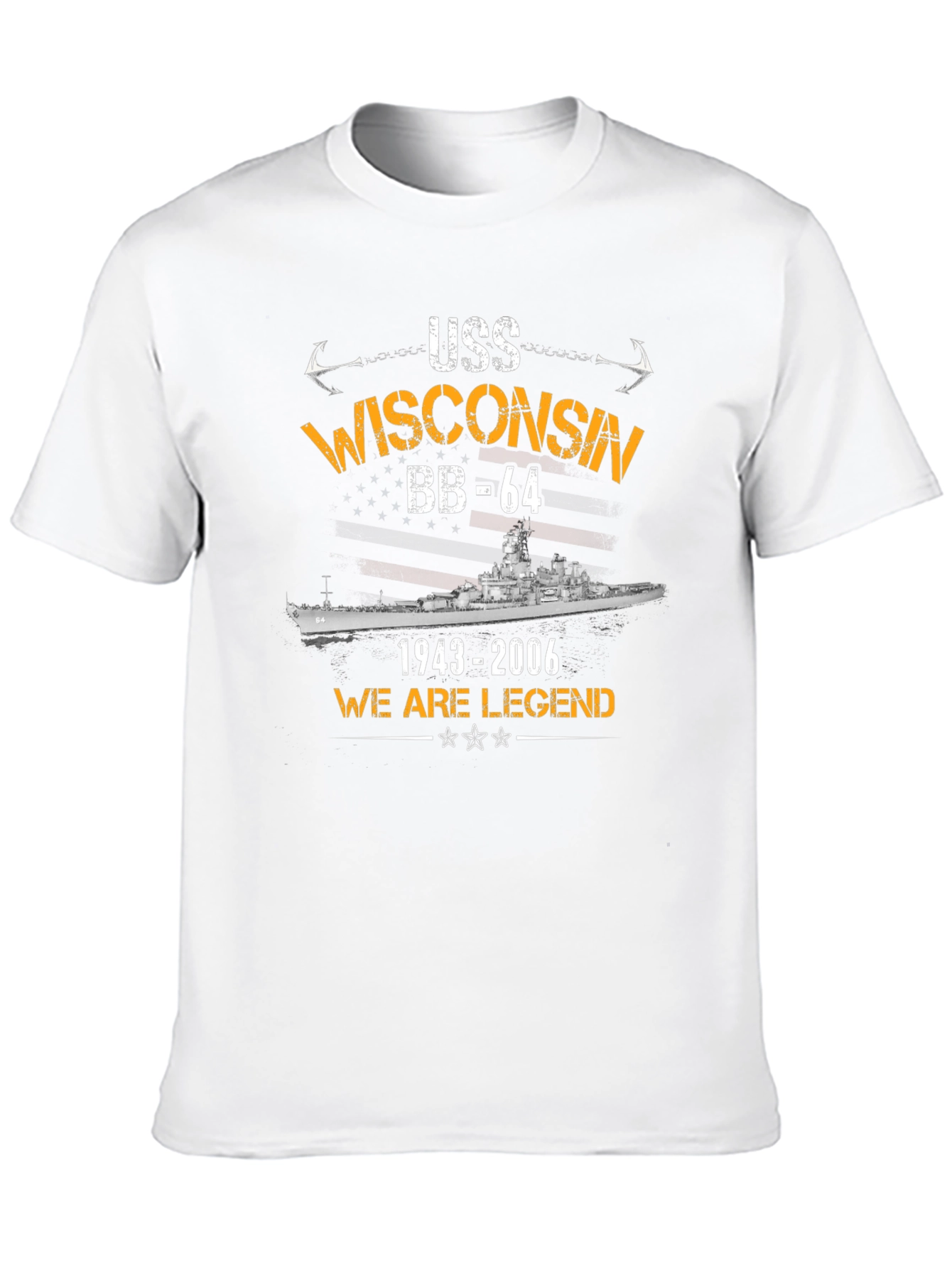 USS Wisconsin BB-64 T-Shirt