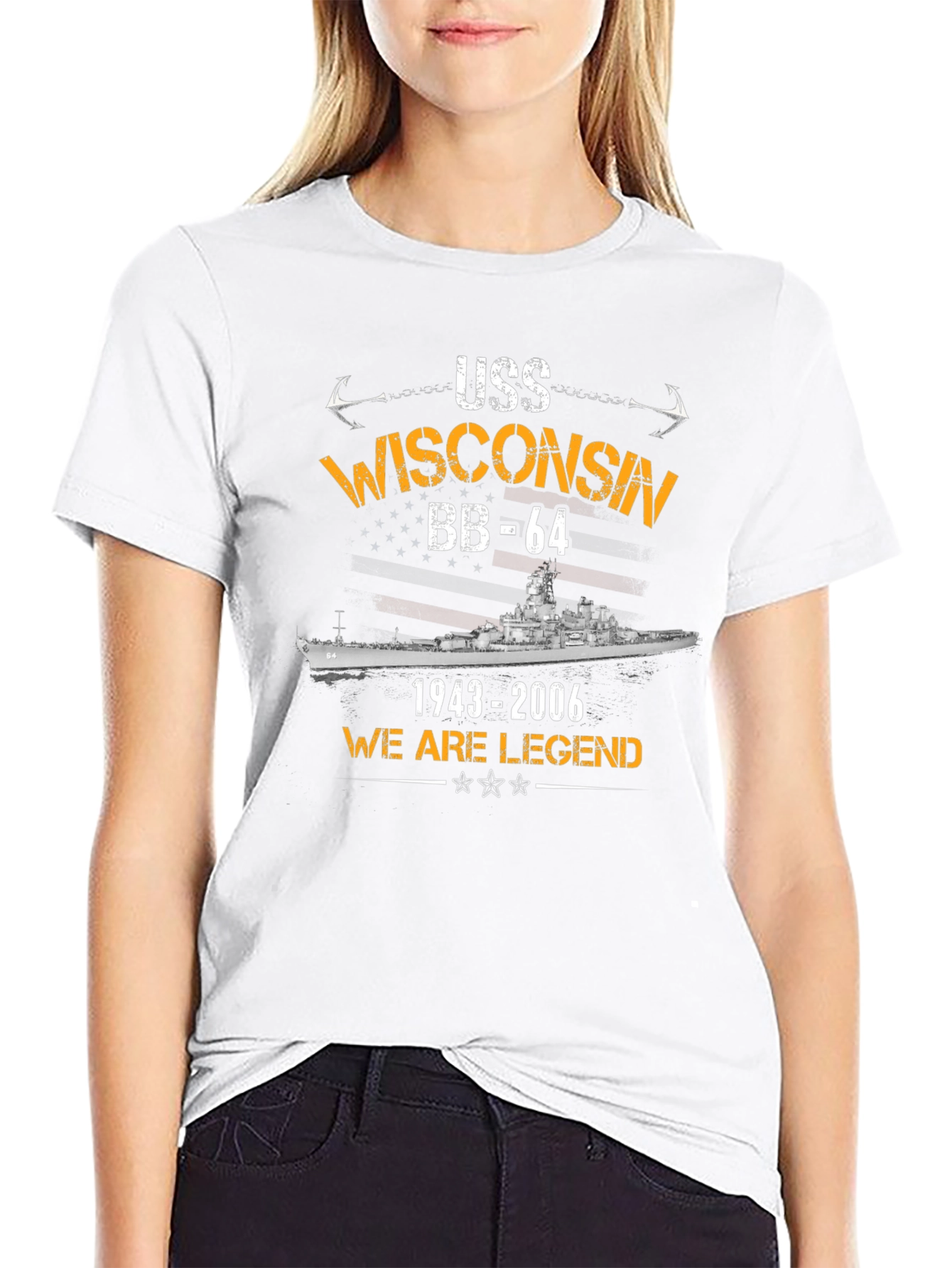 USS Wisconsin BB-64 T-Shirt