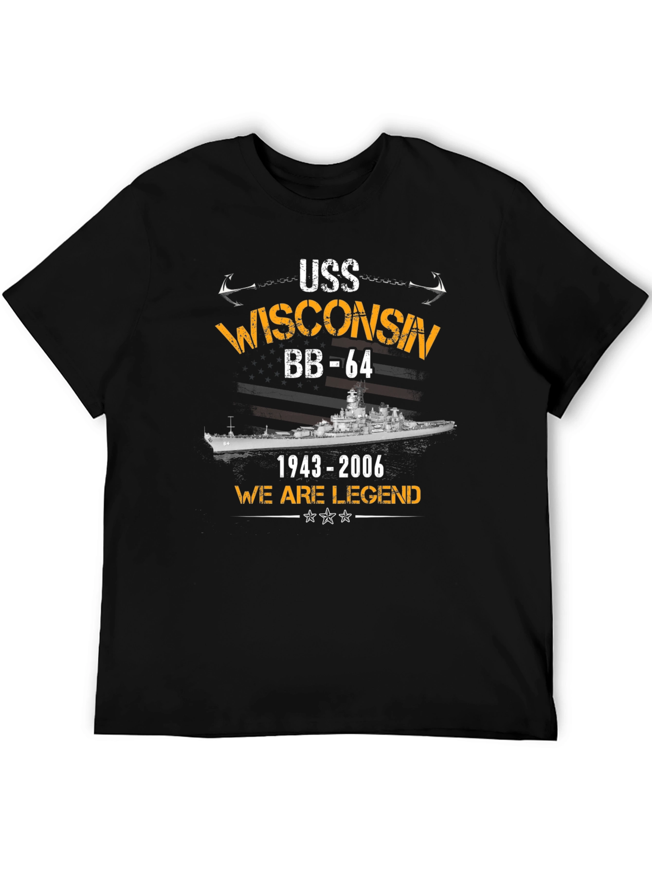 USS Wisconsin BB-64 T-Shirt