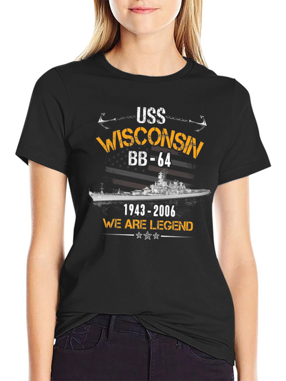 USS Wisconsin BB-64 T-Shirt