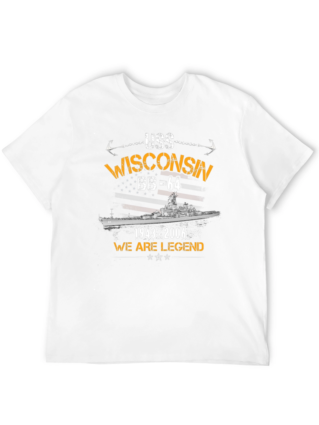 USS Wisconsin BB-64 T-Shirt