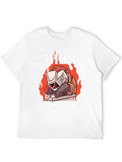 Yes I Know Im On Fire Welding T-Shirt