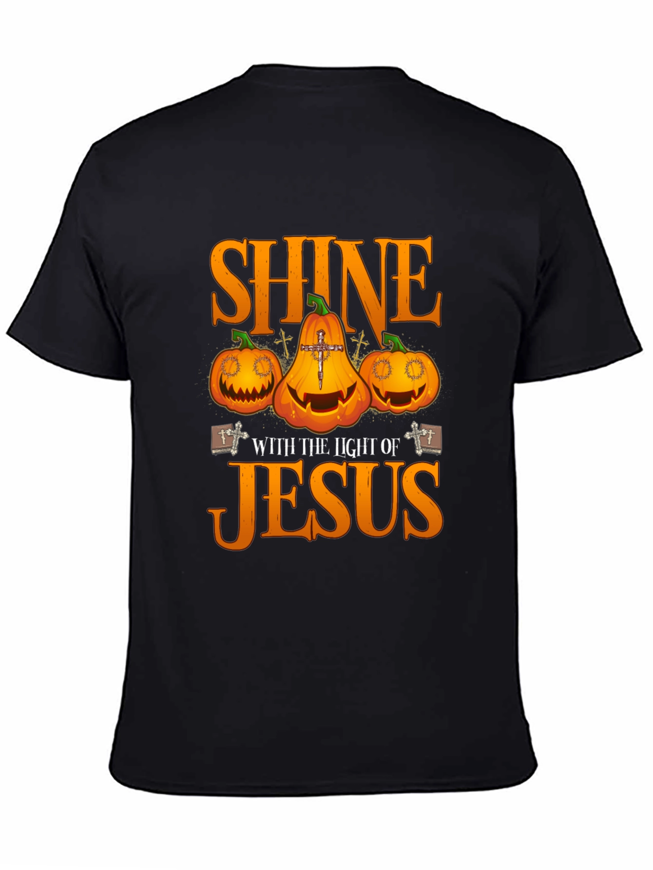 Shine with the Light of Jesus Halloween T-Shirt