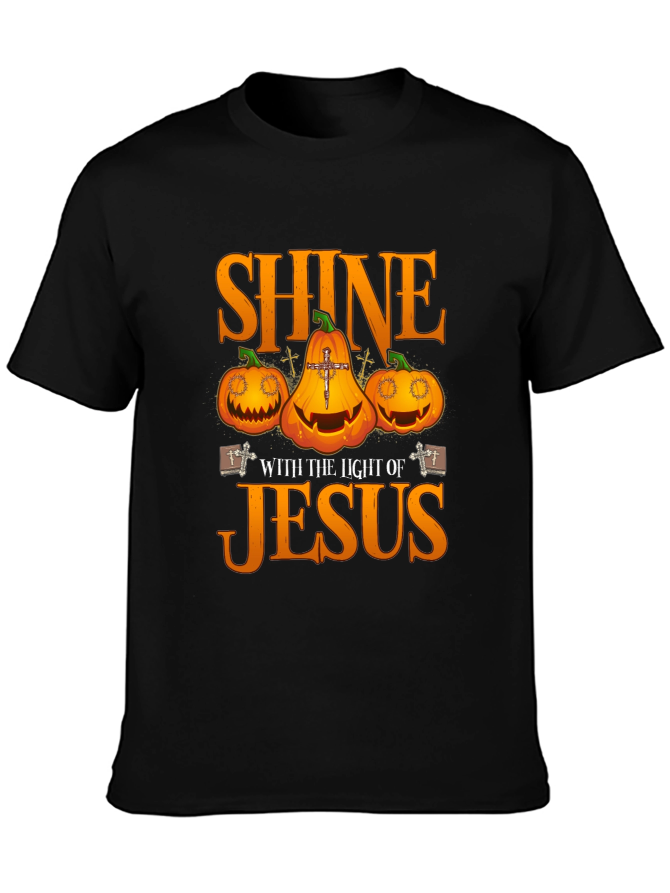 Shine with the Light of Jesus Halloween T-Shirt