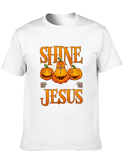 Shine with the Light of Jesus Halloween T-Shirt