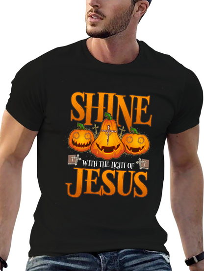 Shine with the Light of Jesus Halloween T-Shirt