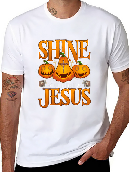 Shine with the Light of Jesus Halloween T-Shirt