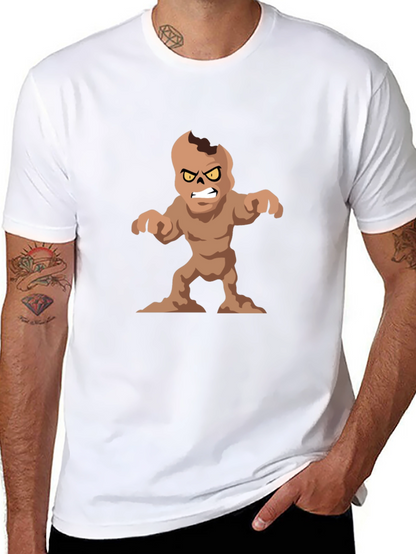Monster Graphic Black T-Shirt
