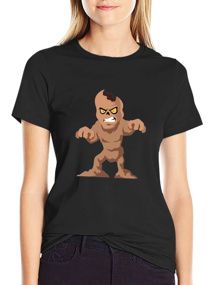 Monster Graphic Black T-Shirt
