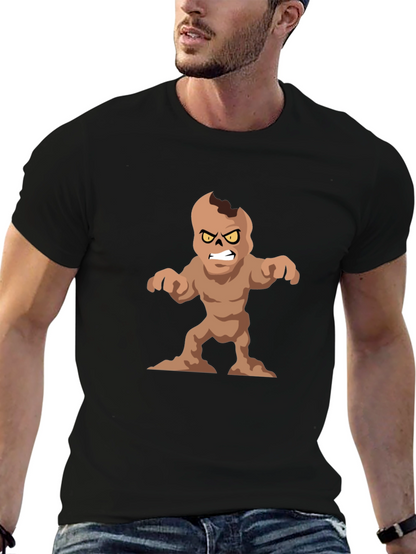 Monster Graphic Black T-Shirt
