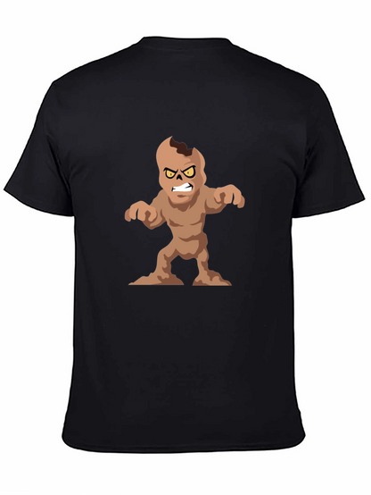 Monster Graphic Black T-Shirt