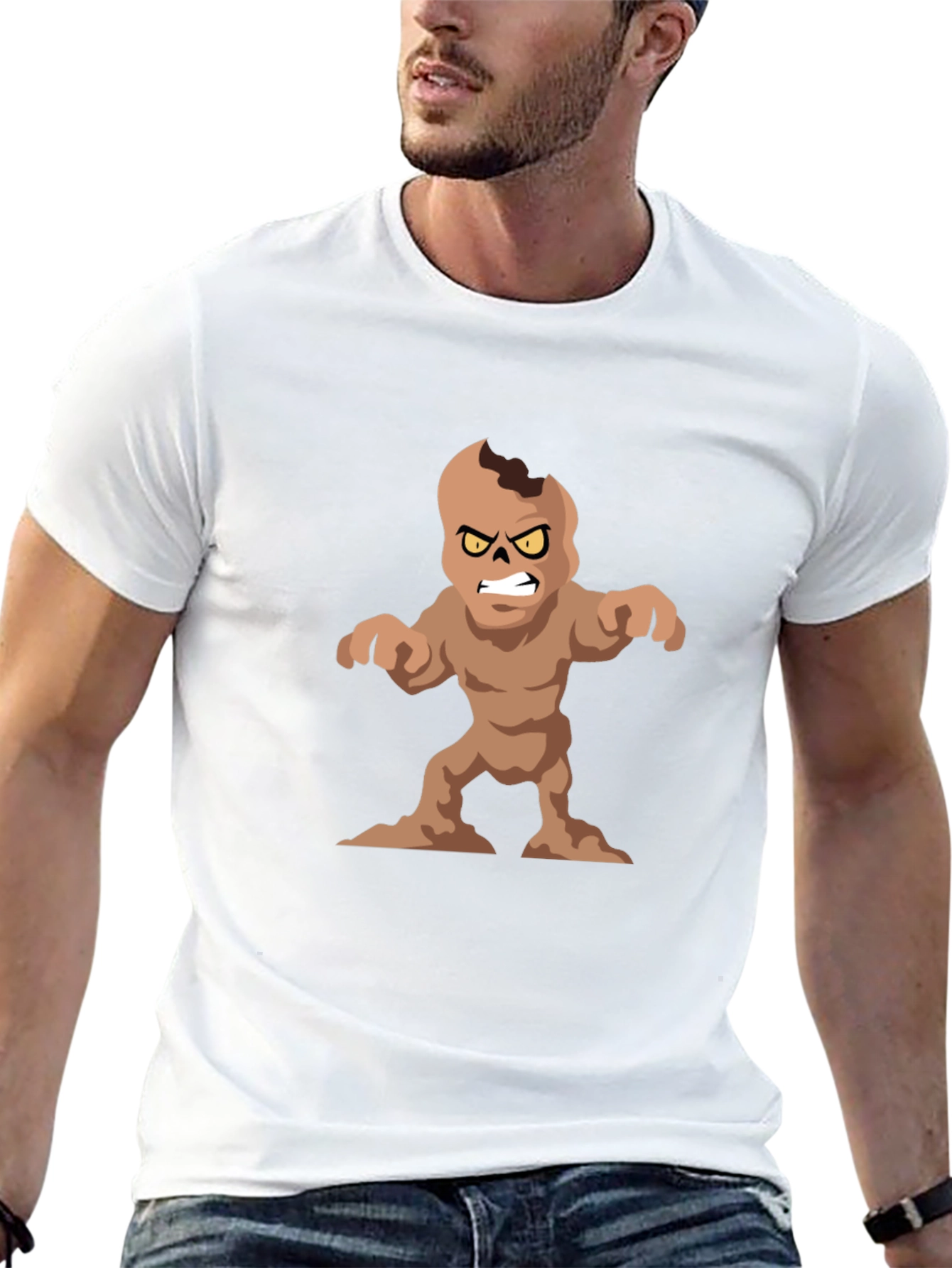 Monster Graphic Black T-Shirt