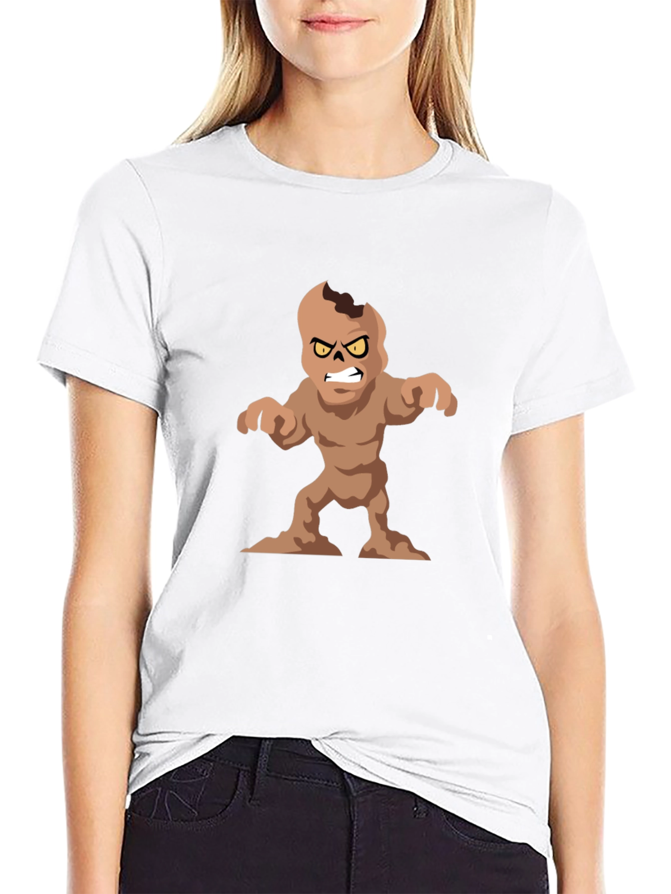 Monster Graphic Black T-Shirt